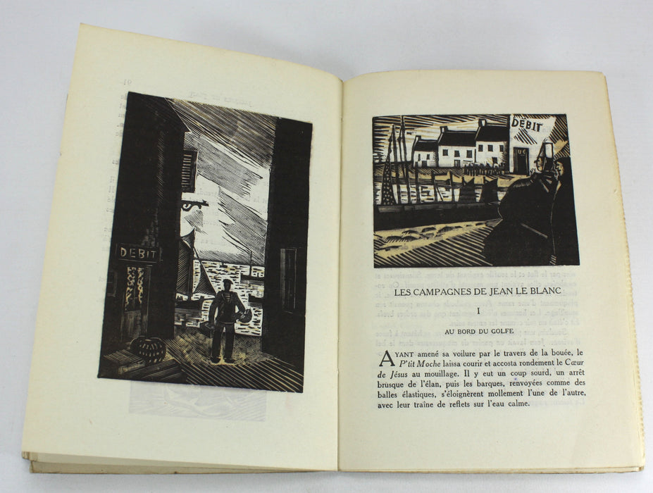 Collection of 4 Issues of Le Livre Moderne Illustre, J. Ferenczi, Paris, 1929-1931; Radiguet, Elder, Maurois