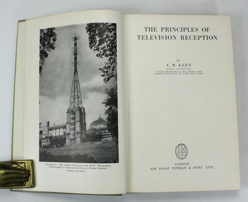Collection of early Vintage 1st edition books on television, from 1933 onwards