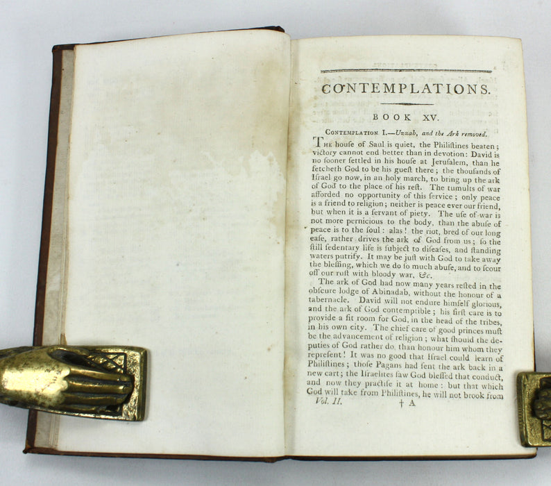 Contemplations on the Historical Passages of the Old & New Testaments, Joseph Hall, Vol II, 1796