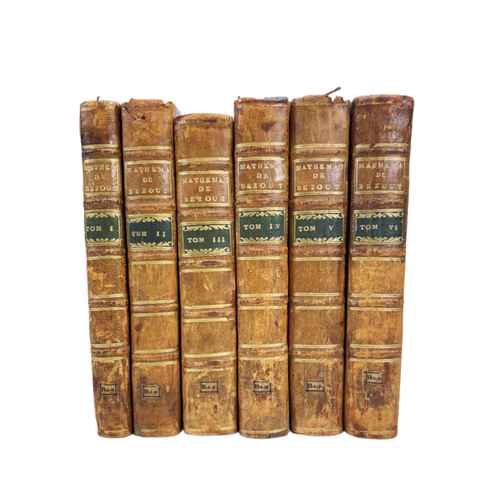 Cours de Mathematiques, a l'Usage des Gardes du Pavillon et de la Marine, Bezout, 1768-1789