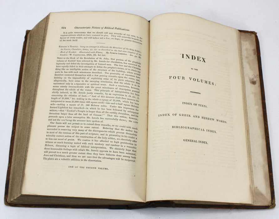 Critica Biblica; or, Depository of Sacred Literature, Vol. IV, 1827