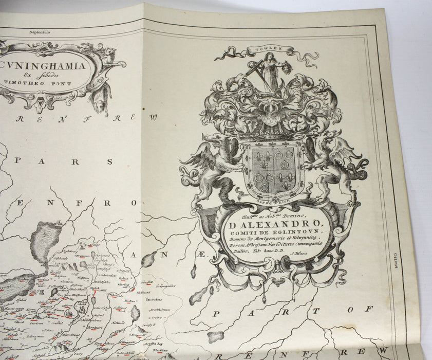 Cunninghame, Topographized by Timothy Pont, 1604-1608, James Dobie of Crummock, 1876