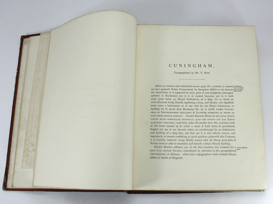 Cunninghame, Topographized by Timothy Pont, 1604-1608, James Dobie of Crummock, 1876