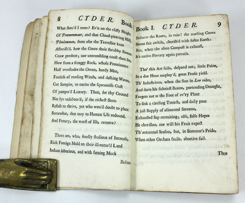 Cyder. A Poem in Two Books, John Philips, 1708