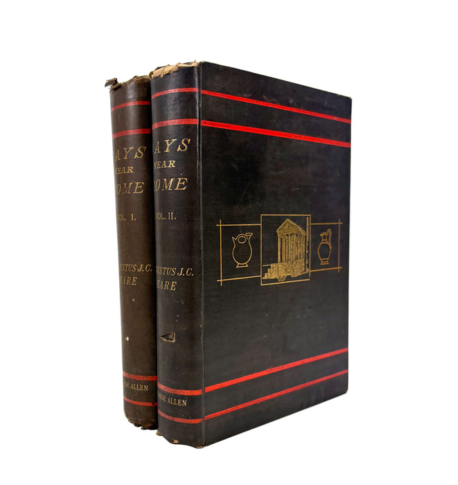 Days Near Rome, Augustus J.C. Hare, in Two Volumes, 1884