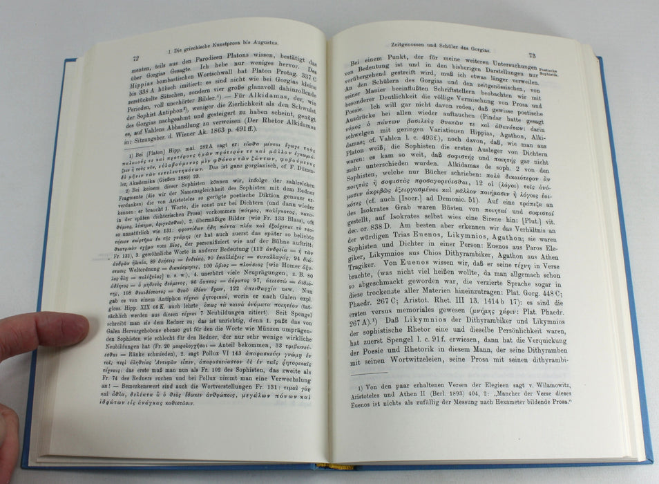 Die Antike Kunstprosa, Eduard Norden, 2 Volumes, 1974