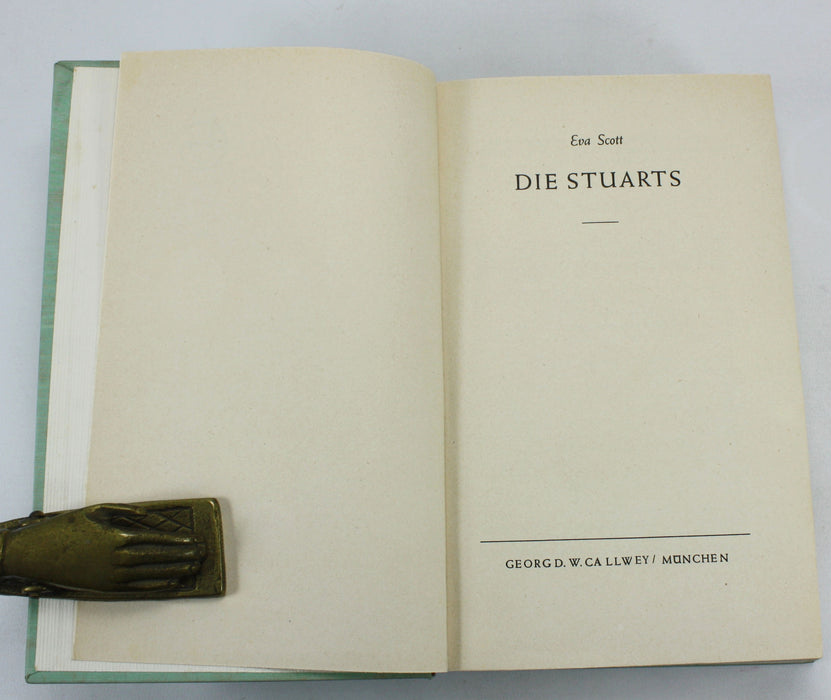 Die Stuarts, Eva Scott, Georgd. W. Callwey, Munchen, 1936