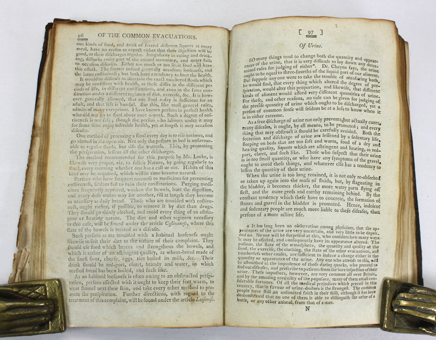 Domestic Medicine; Or, A Treatise on the Prevention and Cure of Diseases, by Regimen and Simple Medicines, William Buchan. Adapted to the Diseases of America by Isaac Cathrall. Published by Richard Folwell, Philadelphia, 1797