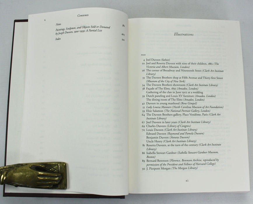 Duveen; A Life in Art, Meryle Secrest, 2004. William St Clair's copy.