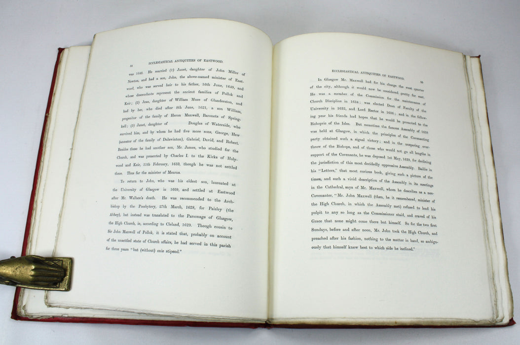 Eastwood; Notes on the Ecclesiastical Antiquities of the Parish, Rev. George Campbell, 1902