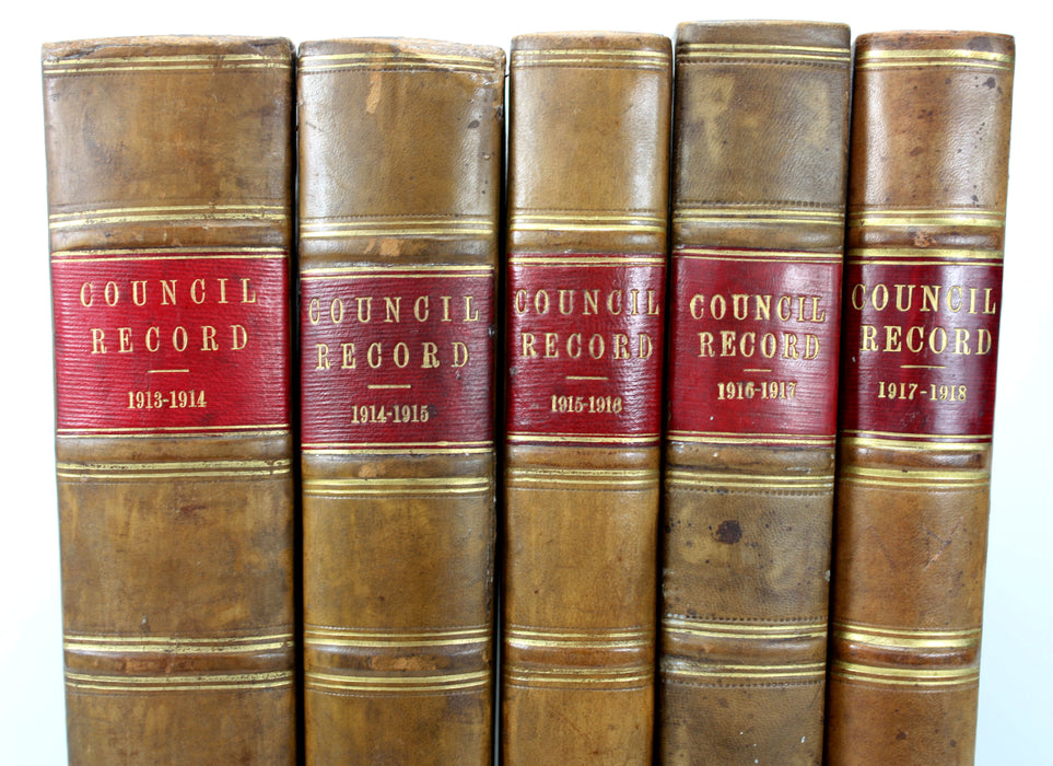 Edinburgh Council Records, Minutes of the Town Council of Edinburgh 1913-1918