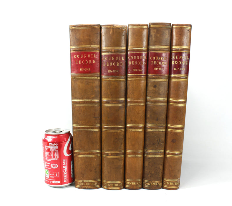 Edinburgh Council Records, Minutes of the Town Council of Edinburgh 1913-1918