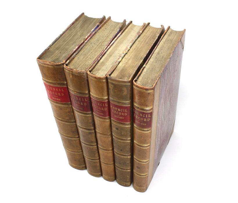 Edinburgh Council Records, Minutes of the Town Council of Edinburgh 1913-1918