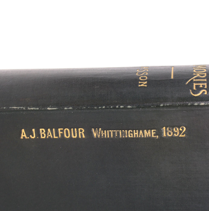 Edinburgh Sketches & Memories, David Masson, 1892. Library copy from former British Prime Minister, Arthur James Balfour