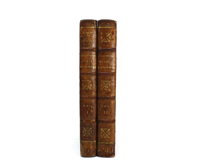Essays on the Superstitions of the Highlanders of Scotland, 1811, 2 Volume set