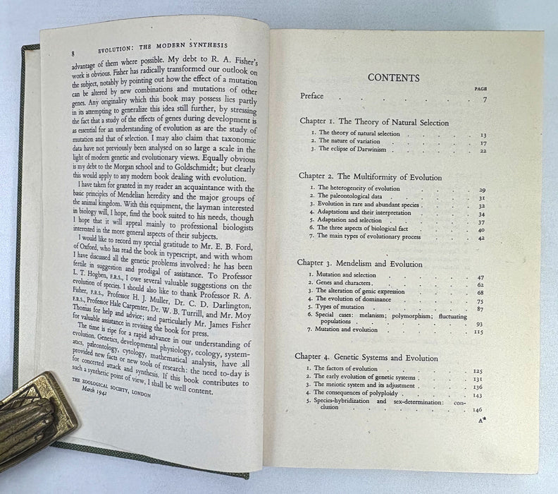 Evolution; The Modern Synthesis, Julian Huxley, George, Allen & Unwin, 1945