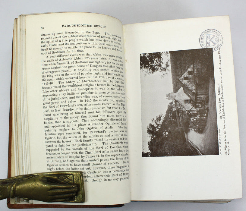 Famous Scottish Burghs; Their Romantic Story, George Eyre-Todd, 1923, Library binding