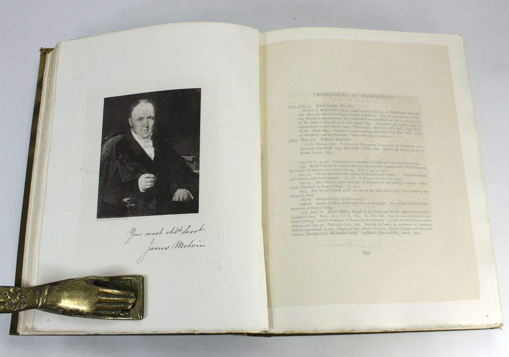 Aberdeen University: Fasti Academiae Mariscallanae Aberdonensis: Selections from the Records of the Marischal College and University, plus Officers and Graduates - limited editions