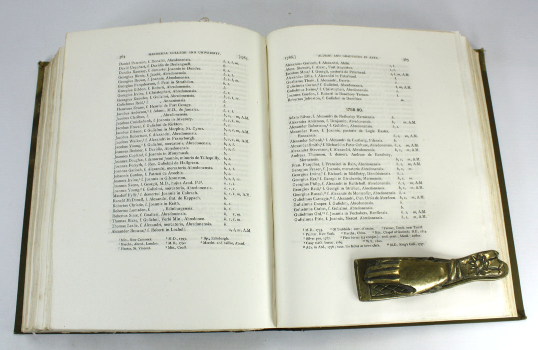 Aberdeen University: Fasti Academiae Mariscallanae Aberdonensis: Selections from the Records of the Marischal College and University, plus Officers and Graduates - limited editions