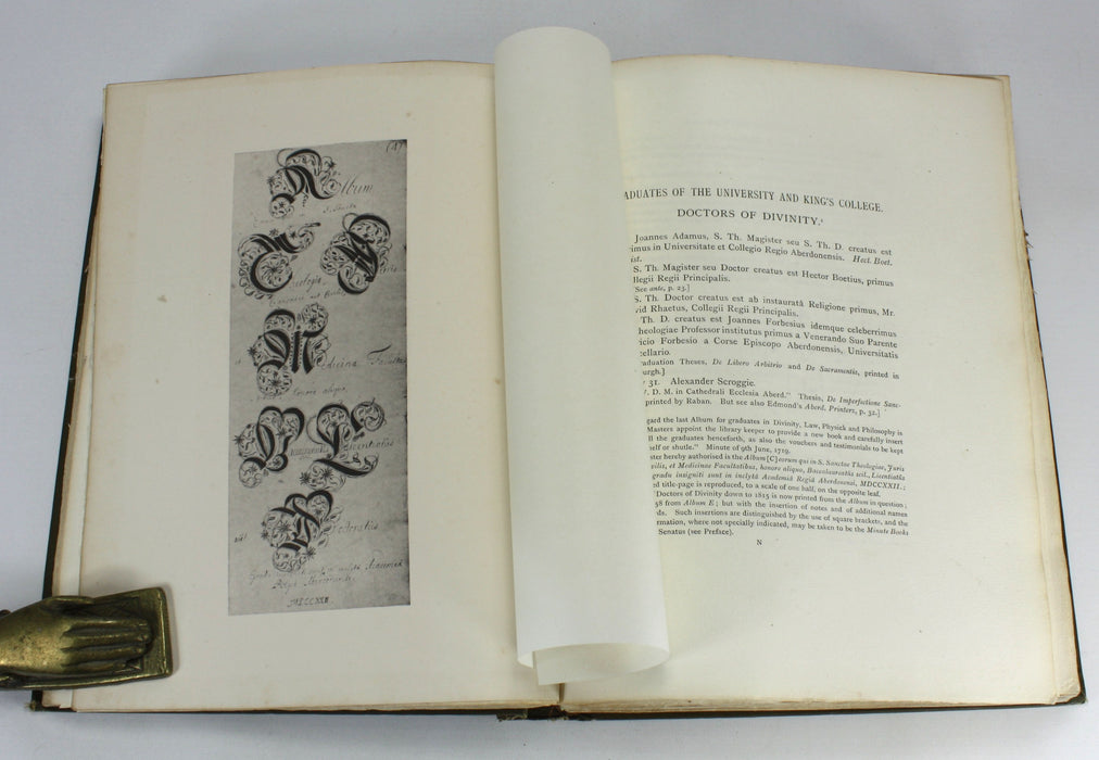 Aberdeen University: Fasti Academiae Mariscallanae Aberdonensis: Selections from the Records of the Marischal College and University, plus Officers and Graduates - limited editions
