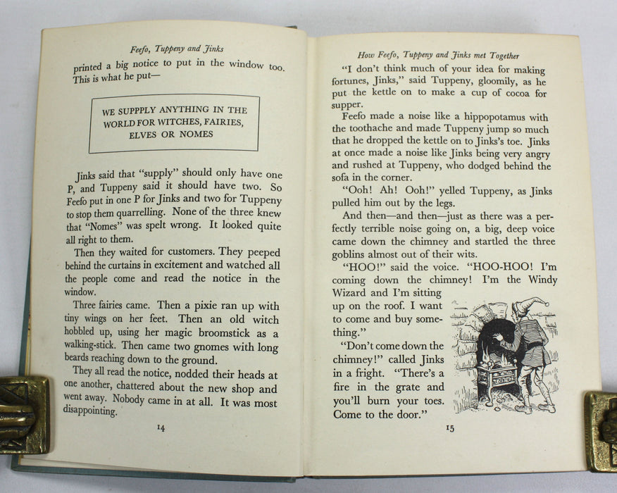 Feefo, Tuppeny and Jinks, Enid Blyton; Author signed and inscribed first edition, 1951