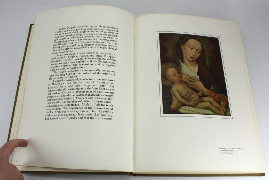 Flemish & Belgian Art, 1300-1900, At The Exhibition Burlington House, London, 1927. Numbered, limited edition.