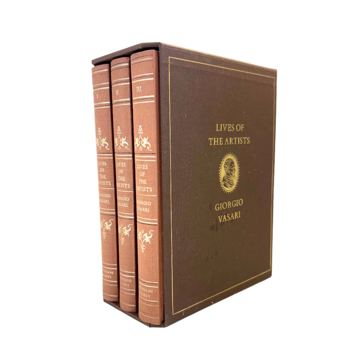 Folio Society; Lives of the Artists, Giorgio Vasari, 1993, 3 Volume set