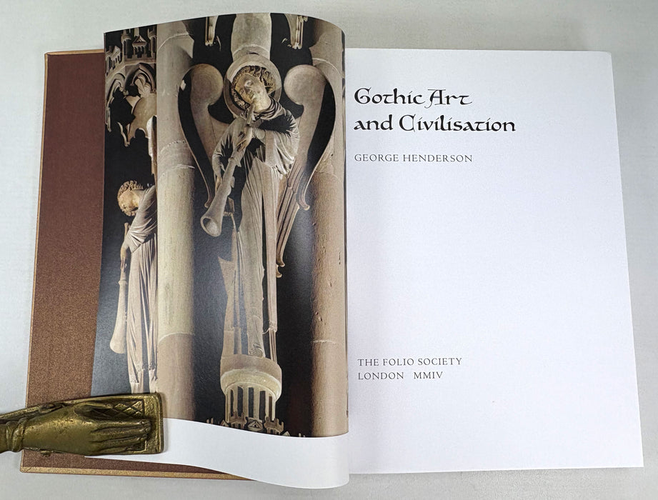 Folio Society; The Age of Illumination, Gothic Art and Civilisation, Byzantine Art and Civilisation, & Early Medieval Art and Civilisation, 2004, 3 Volume boxed set