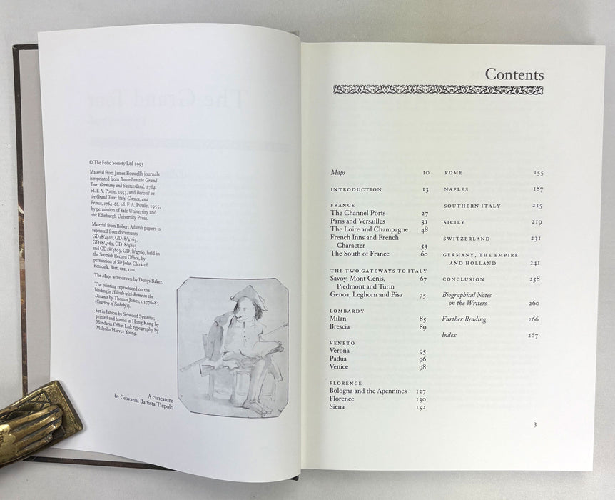 Folio Society; The Grand Tour 1592-1796, Roger Hudson, 1993