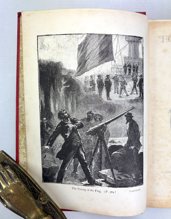 For The Flag, From the French of Jules Verne, by Mrs. Cashel Hoey, Sampson Low, 1897, first British edition.