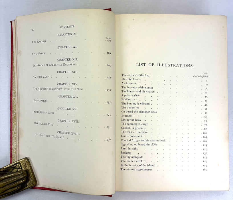 For The Flag, From the French of Jules Verne, by Mrs. Cashel Hoey, Sampson Low, 1897, first British edition.