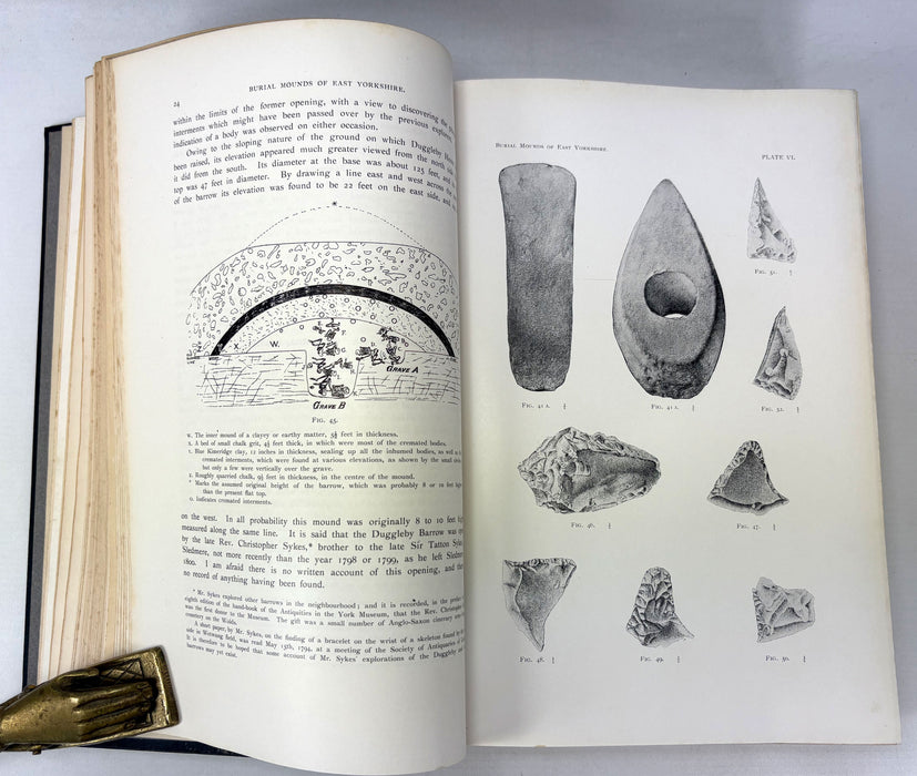 Forty Years' Researches in British and Saxon Burial Mounds of East Yorkshire, J.R. Mortimer, 1905