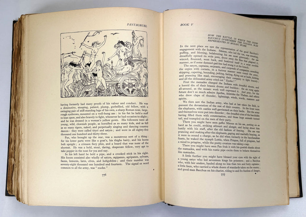 Gargantua & Pantagruel by Francois Rabelais. Preface by Henri Clouzot. Illustrated by Joseph Hemard. John Hamilton, London, 1927 Limited Edition