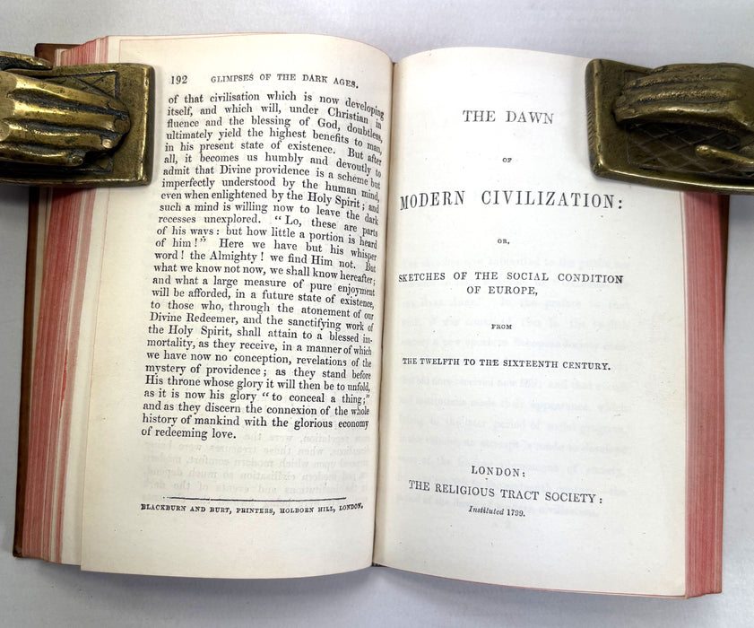 Glimpses of the Dark Ages; and The Dawn of Modern Civilization; or Sketches of the Social Condition of Europe, c. 1850
