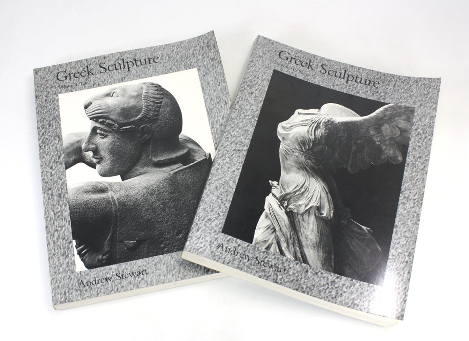 Greek Sculpture; An Exploration, Andrew Stewart, Yale University Press, 2 Volume Set, 1990