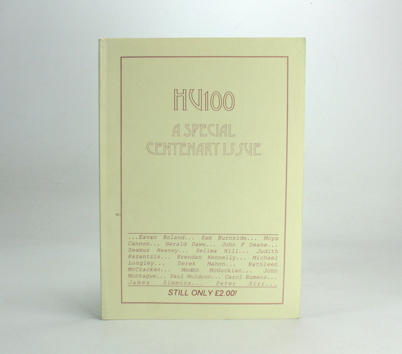 HU100; A Special Centenary Issue (The Honest Ulsterman), Autumn 1995