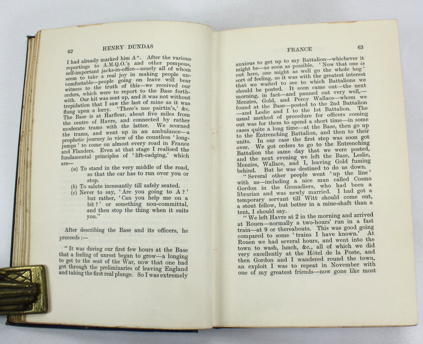 Henry Dundas, Scots Guards; A Memoir, R.N. Dundas, Horatio F. Brown, 1921