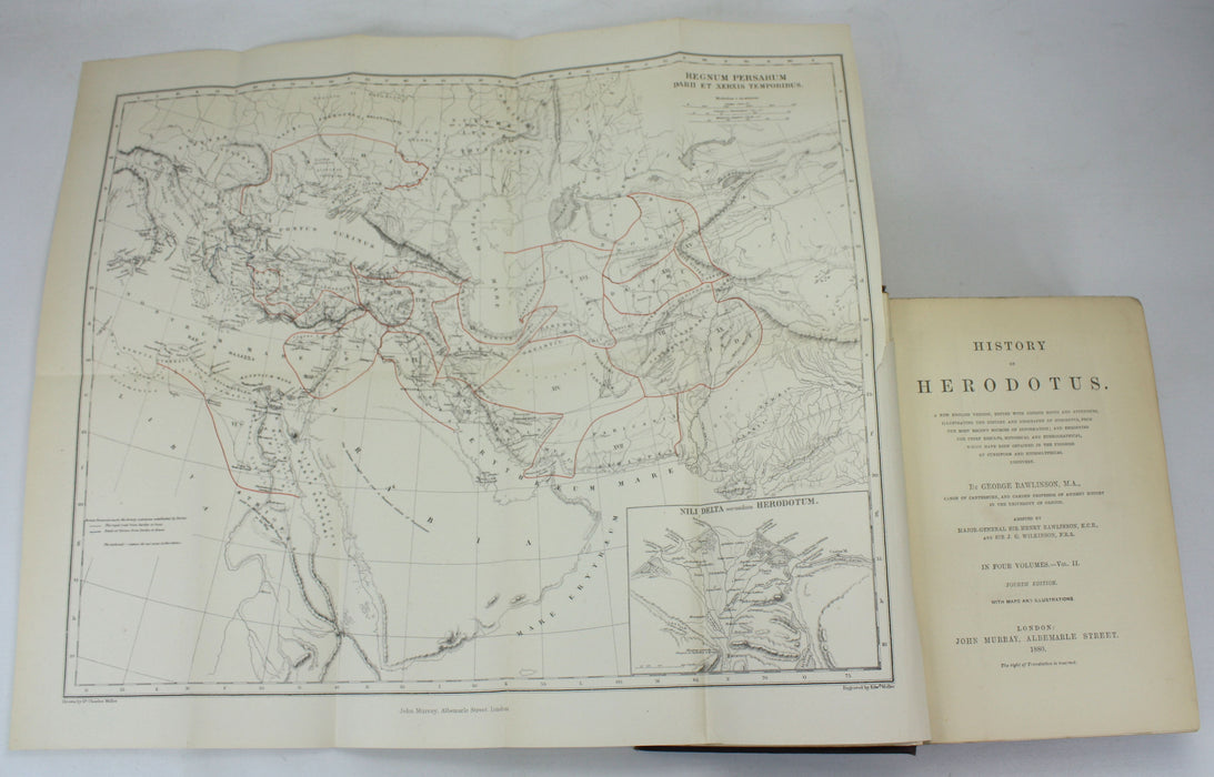 History of Herodotus, In Four Volumes, George Rawlinson, 1880, John Murray