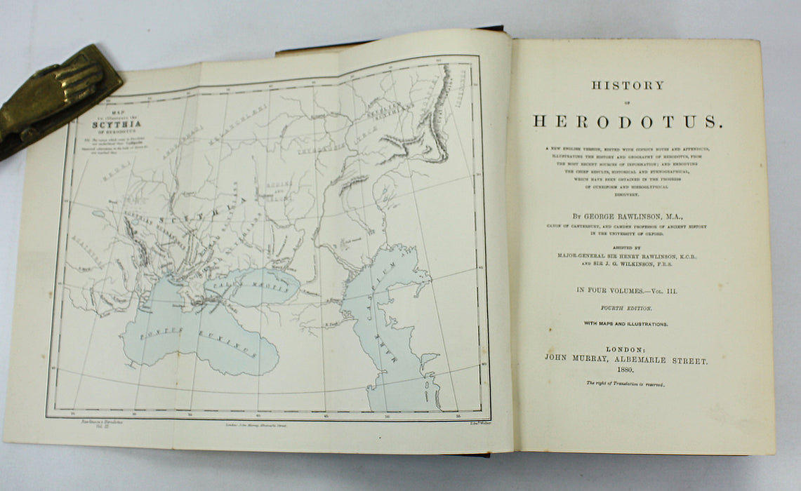 History of Herodotus, In Four Volumes, George Rawlinson, 1880, John Murray