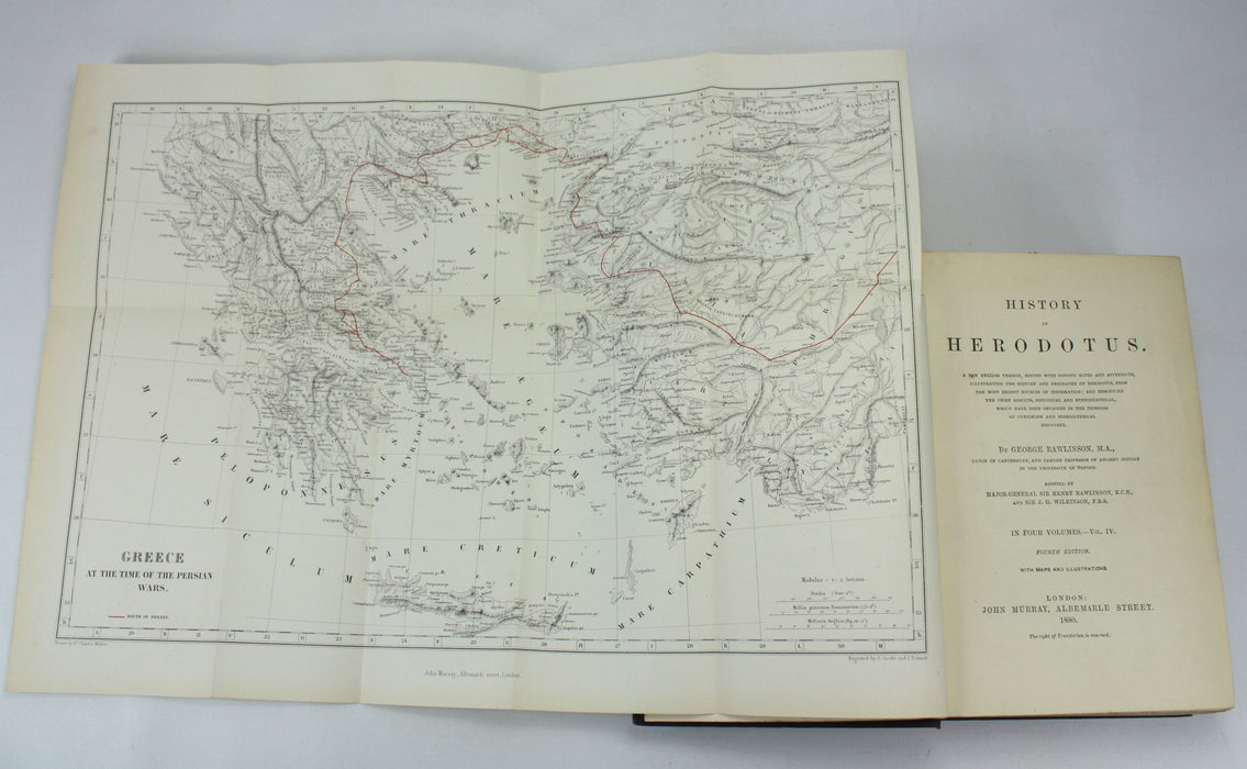 History of Herodotus, In Four Volumes, George Rawlinson, 1880, John Murray
