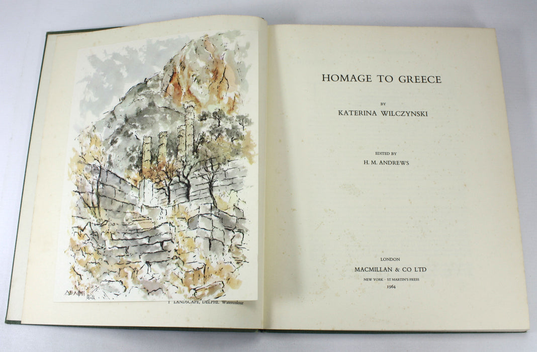 Homage to Greece, Katerina Wilczynski, H.M. Andrews, 1964