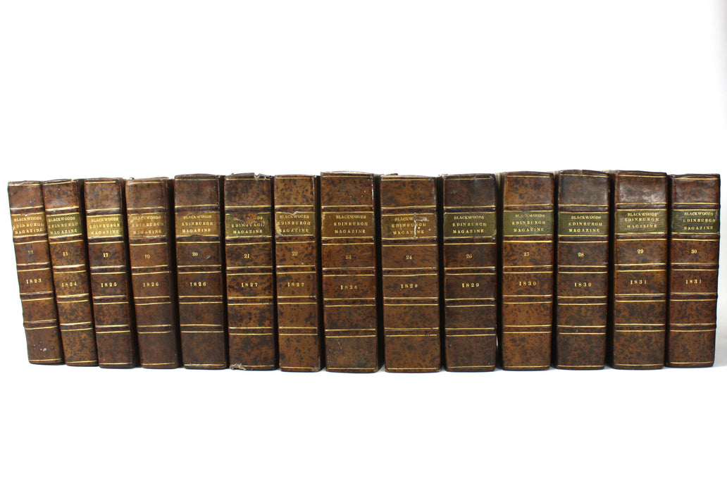 Blackwood's Edinburgh Magazine 1823-1831, 14 Volume Set