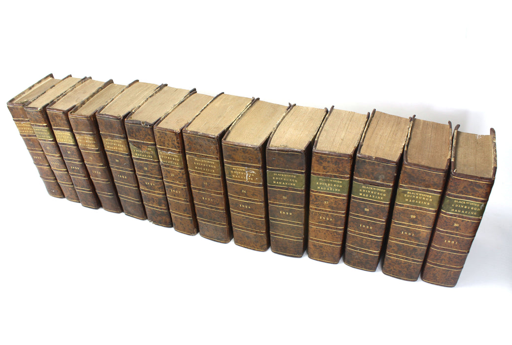 Blackwood's Edinburgh Magazine 1823-1831, 14 Volume Set