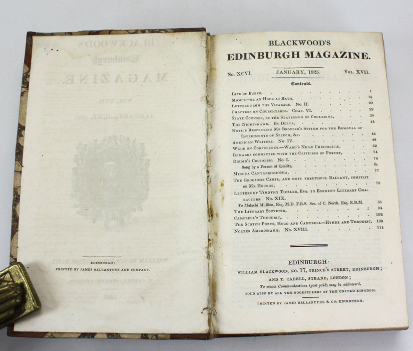 Blackwood's Edinburgh Magazine 1823-1831, 14 Volume Set