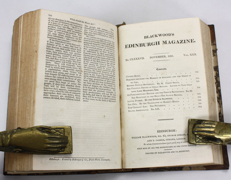 Blackwood's Edinburgh Magazine 1823-1831, 14 Volume Set
