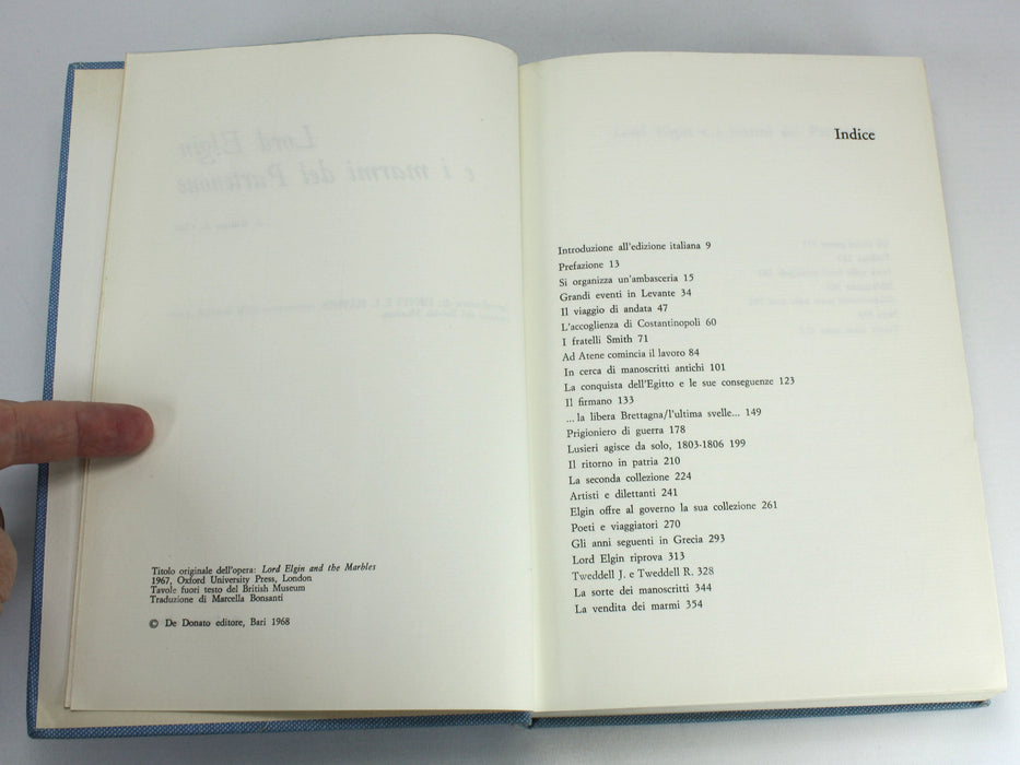Lord Elgin e i marmi del Partenone, William St Clair, 1st Italian edition, 1968