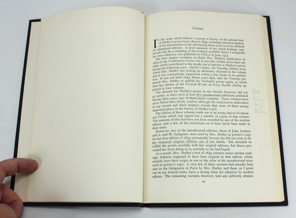 The Early Collected Editions of Shelley's Poems, Charles H. Taylor, Yale, 1958