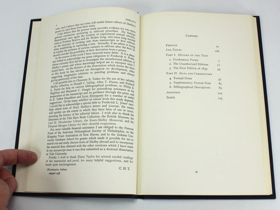 The Early Collected Editions of Shelley's Poems, Charles H. Taylor, Yale, 1958