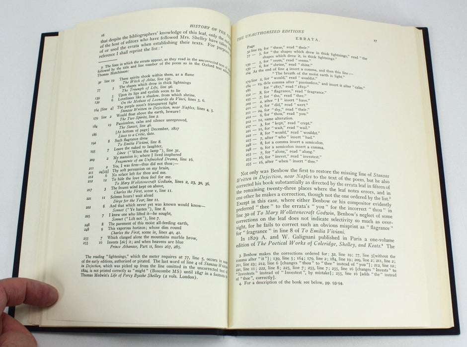 The Early Collected Editions of Shelley's Poems, Charles H. Taylor, Yale, 1958