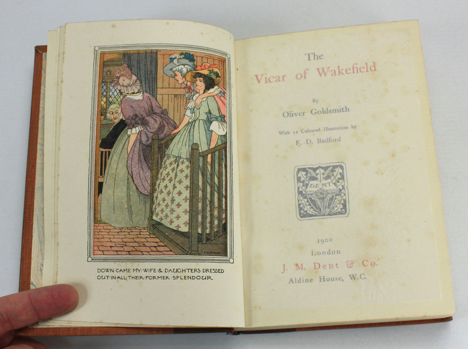 The Vicar of Wakefield, Oliver Goldsmith, Illustrated by F.D. Bedford, 1900